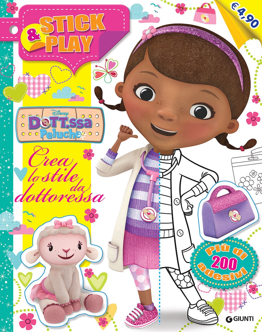 Crea lo stile da dottoressa. Stick & play. Dott.ssa Peluche. Con adesivi. Ediz. illustrata Crea lo stile da dottoressa. Stick & play. Dott.ssa Peluche. Con adesivi. Ediz. illustrata