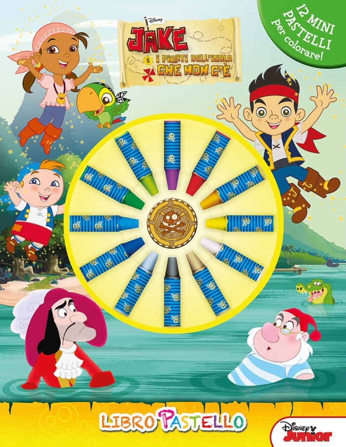 Jake e i pirati dell'isola che non c'è. Libro pastello. Ediz. illustrata. Con gadget Jake e i pirati dell'isola che non c'è. Libro pastello. Ediz. illustrata. Con gadget