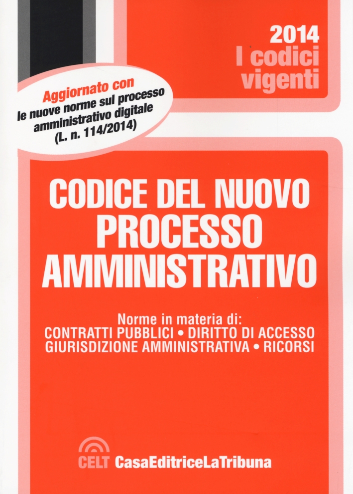 Codice del nuovo processo amministrativo Codice del nuovo processo amministrativo