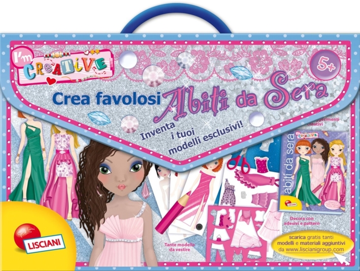 Crea favolosi abiti da sera. I'm creative. Ediz. illustrata. Con gadget Crea favolosi abiti da sera. I'm creative. Ediz. illustrata. Con gadget