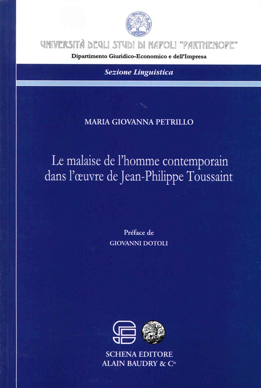 Le Malaise De l'Homme Contemporain Dans l'Oeuvre De Jean-Philippe Toussaint Le Malaise De l'Homme Contemporain Dans l'Oeuvre De Jean-Philippe Toussaint