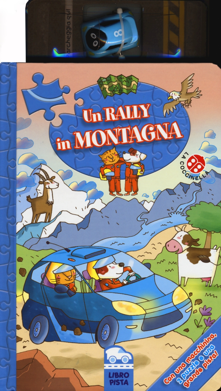 Un rally in montagna. Con gadget Un rally in montagna. Con gadget