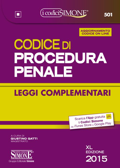 Codice di procedura penale. Leggi complementari Codice di procedura penale. Leggi complementari