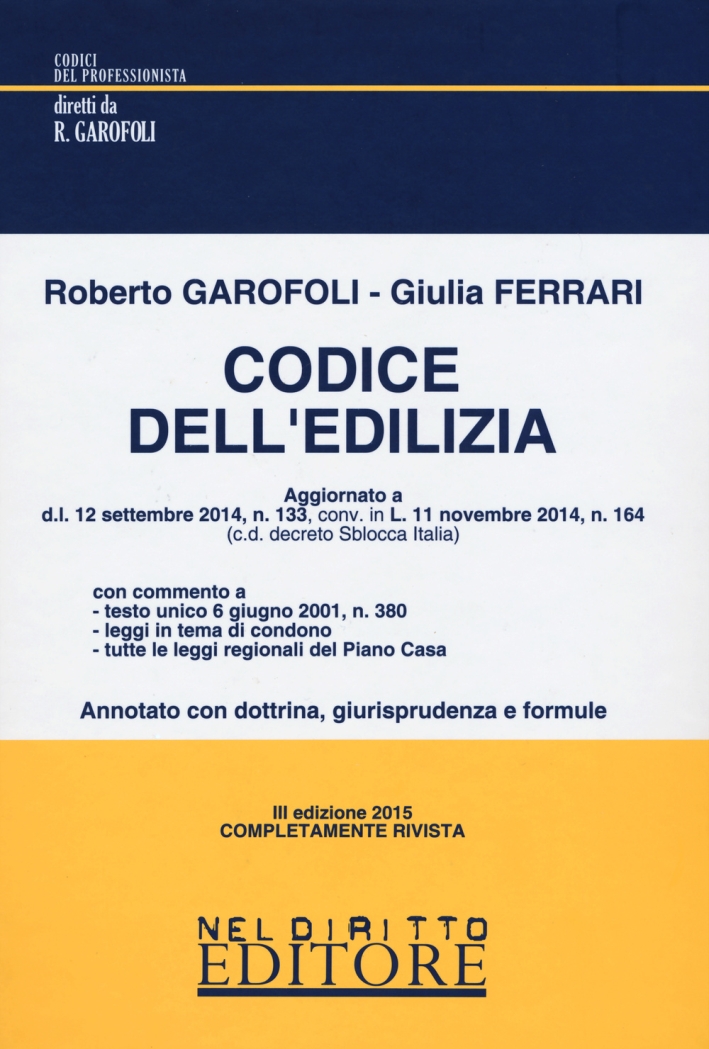 Codice dell'edilizia Codice dell'edilizia