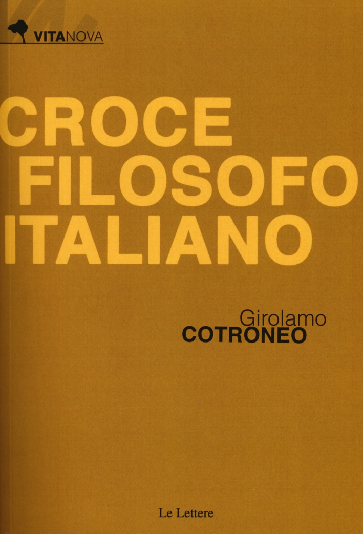 Croce filosofo italiano Croce filosofo italiano
