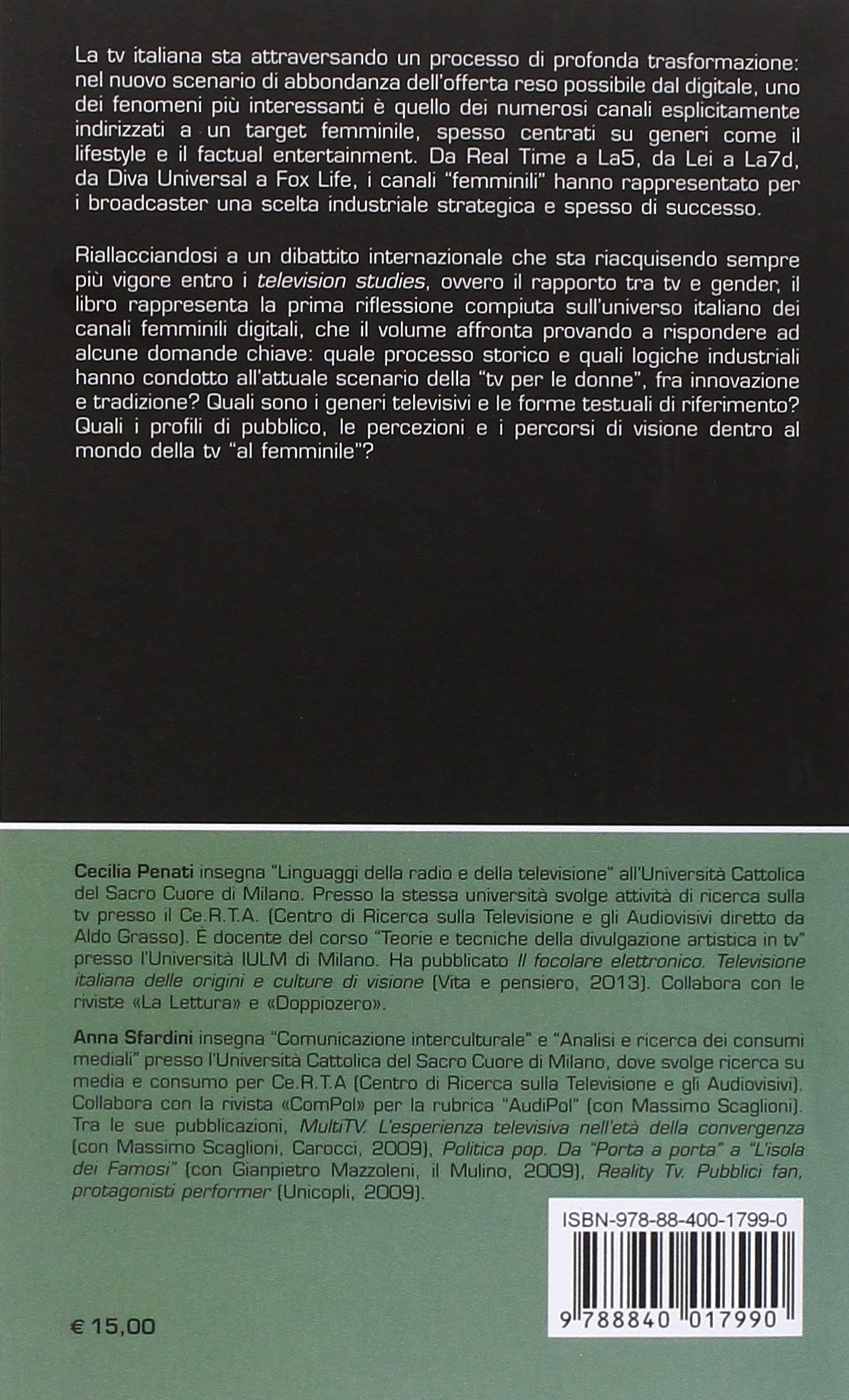 La tv delle donne. Brand, programmi e pubblici La tv delle donne. Brand, programmi e pubblici