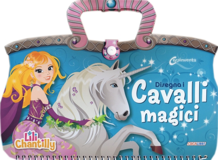 Disegna i cavalli magici. Con adesivi. Ediz. illustrata Disegna i cavalli magici. Con adesivi. Ediz. illustrata