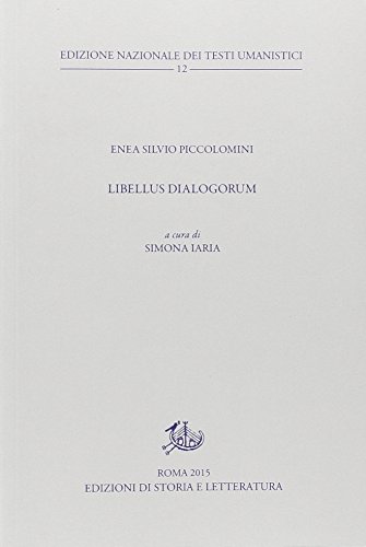 Libellus dialogorum. Testo latino a fronte Libellus dialogorum. Testo latino a fronte