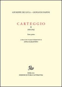 Carteggio (1930-1934). Vol. 2/1