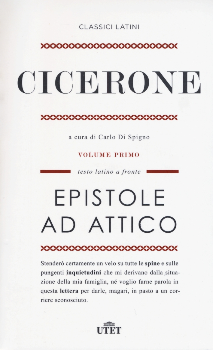 Epistole ad Attico. Testo latino a fronte. Con e-book Epistole ad Attico. Testo latino a fronte. Con e-book