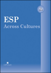 ESP Across Cultures. 2014. Vol. 11 ESP Across Cultures. 2014. Vol. 11