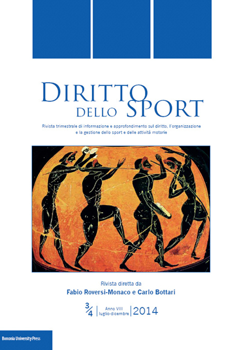 Diritto dello sport (2014) vol. 3-4 Diritto dello sport (2014) vol. 3-4