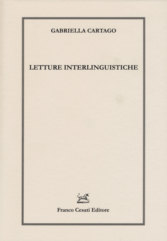 Letture interlinguistiche Letture interlinguistiche