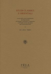 Studi classici e orientali (2015). Vol. 61/1