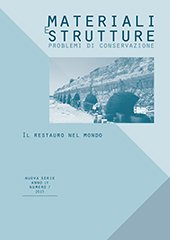 Materiali e Strutture. Nuova serie IV. Numero 7, 2015. Il restauro nel mondo Materiali e Strutture. Nuova serie IV. Numero 7, 2015. Il restauro nel mondo