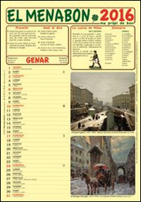 El Menabon. Calendario 2016. Con libro El Menabon. Calendario 2016. Con libro