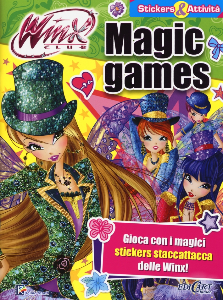 Magic games. Winx club. Con adesivi. Ediz. illustrata. Con aggiornamento online Magic games. Winx club. Con adesivi. Ediz. illustrata. Con aggiornamento online