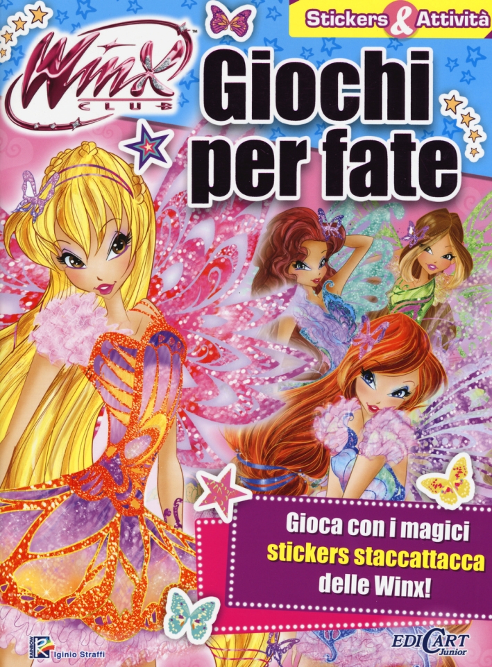 Giochi per fate. Winx club. Con adesivi. Ediz. illustrata. Con aggiornamento online Giochi per fate. Winx club. Con adesivi. Ediz. illustrata. Con aggiornamento online