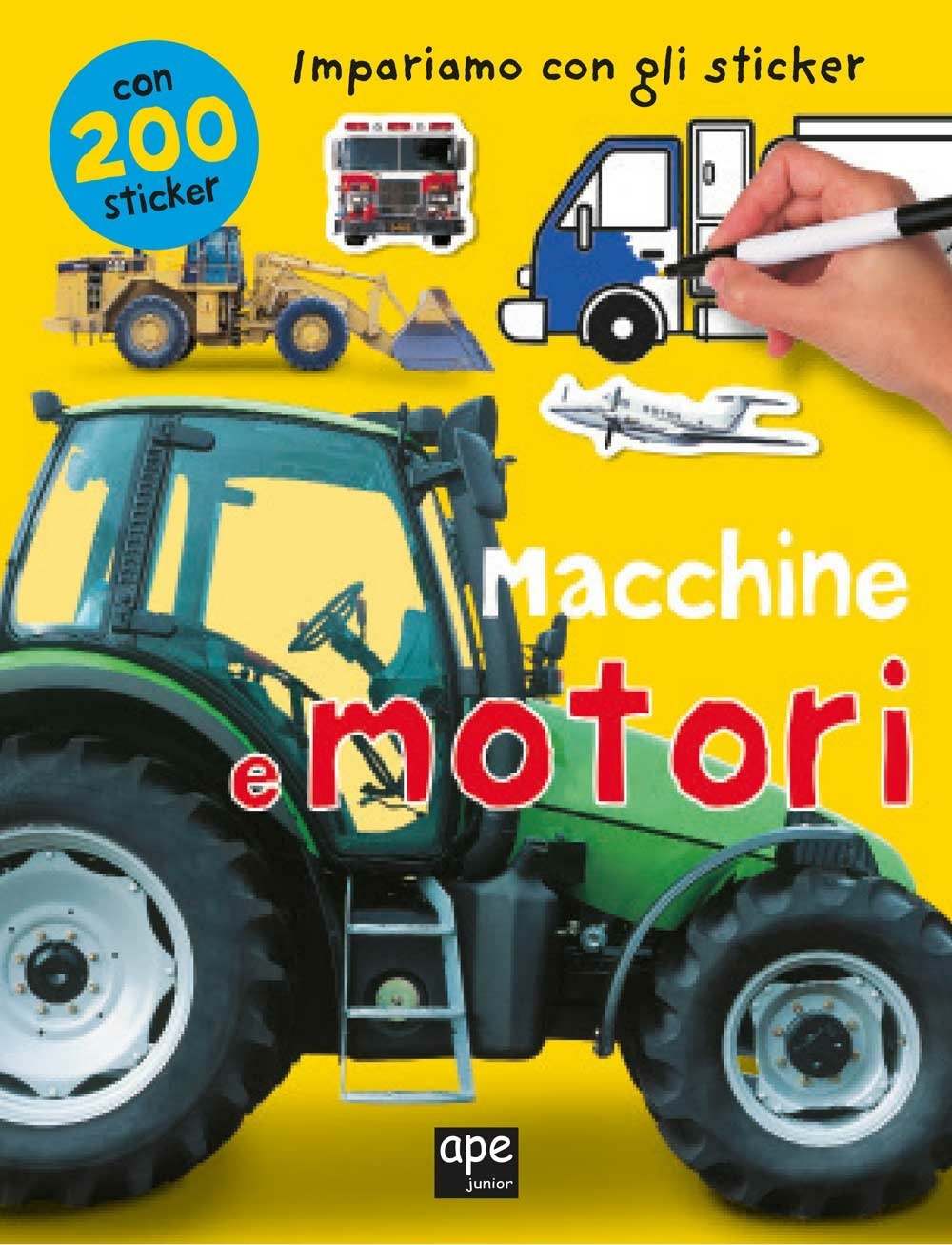 Macchine e motori. Impariamo con gli sticker. Ediz. illustrata Macchine e motori. Impariamo con gli sticker. Ediz. illustrata