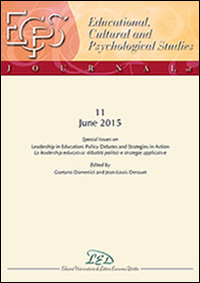 Journal of educational, cultural and psychological studies (ECPS Journal) (2015). Vol. 11: Special issue on leadership in education. Policy debates and strategies in action Journal of educational, cultural and psychological studies (ECPS Journal) (2015). Vol. 11: Special issue on leadership in education. Policy debates and strategies in action