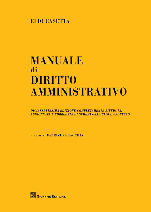 Manuale di diritto amministrativo Manuale di diritto amministrativo