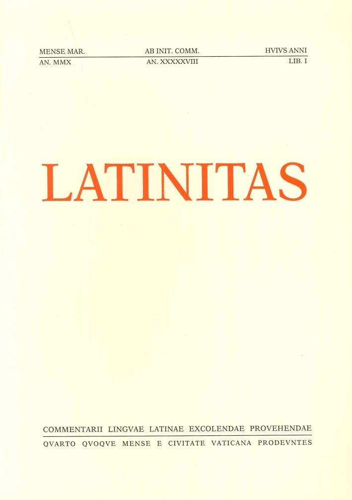 Latinitas. 0001. 2010 Latinitas. 0001. 2010
