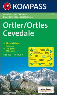 Wanderkarte n. 72. Ortles-Cevedale Wanderkarte n. 72. Ortles-Cevedale