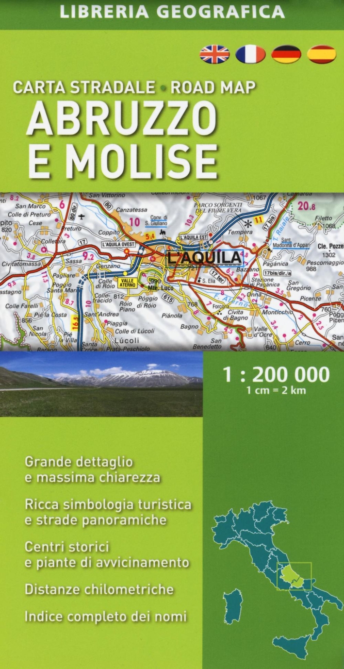 Abruzzo, Molise 1:200.000 Abruzzo, Molise 1:200.000