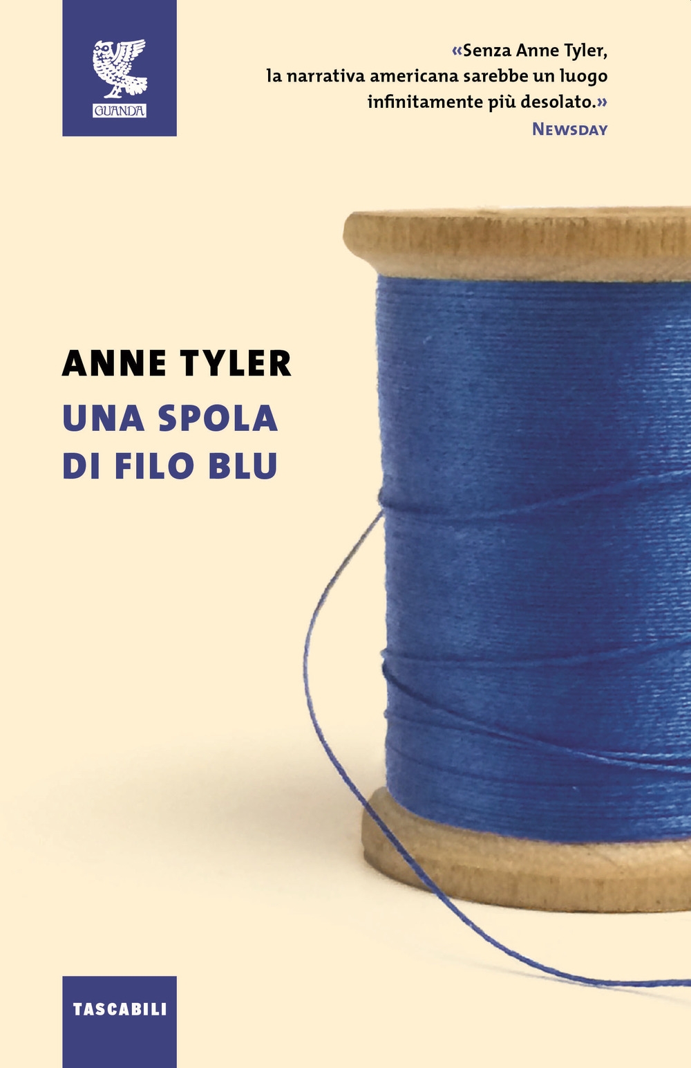 Una spola di filo blu Una spola di filo blu