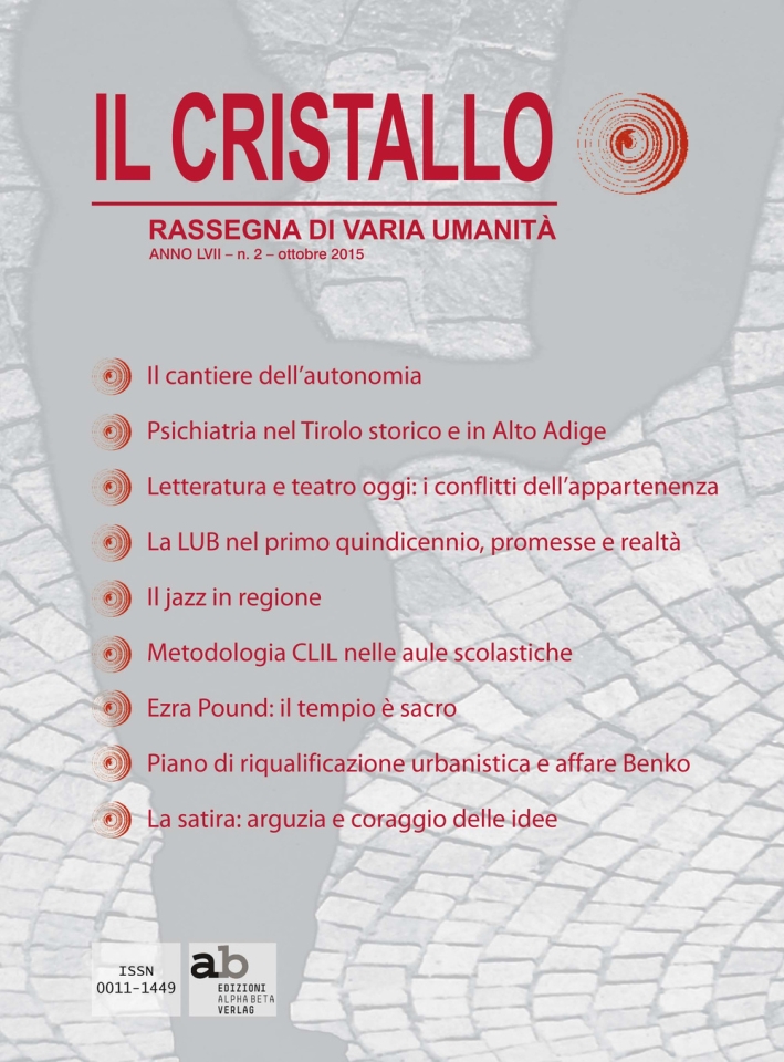 Il cristallo. Rassegna di varia umanità 2015. Vol. 2 Il cristallo. Rassegna di varia umanità 2015. Vol. 2