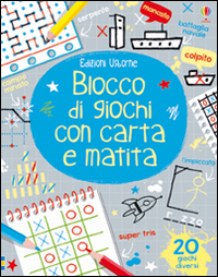 Blocco di giochi con carta e matita. Ediz. illustrata Blocco di giochi con carta e matita. Ediz. illustrata
