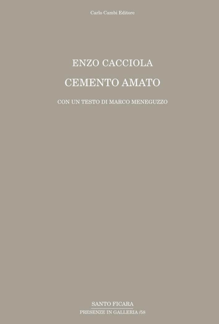 Enzo Cacciola. Cemento Amato Enzo Cacciola. Cemento Amato