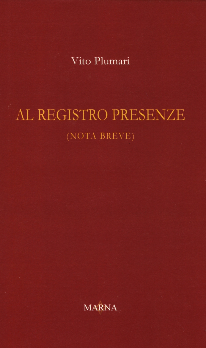 Al registro presenze (nota breve) Al registro presenze (nota breve)