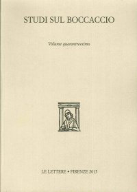 Studi sul Boccaccio. Volume Quarantatreesimo. 2015