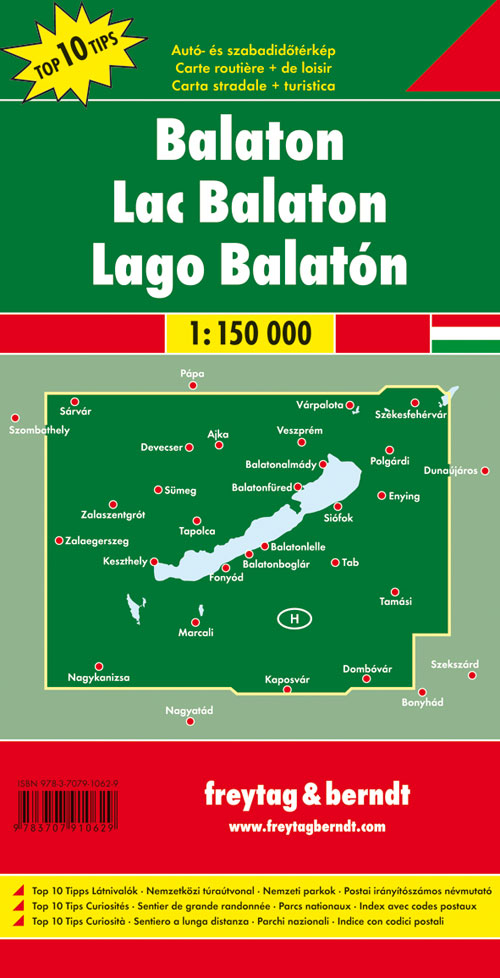 Lago Balaton 1:150.000. Lago Balaton 1:150.000.