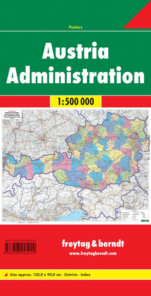 Austria administration 1:500.000 Austria administration 1:500.000