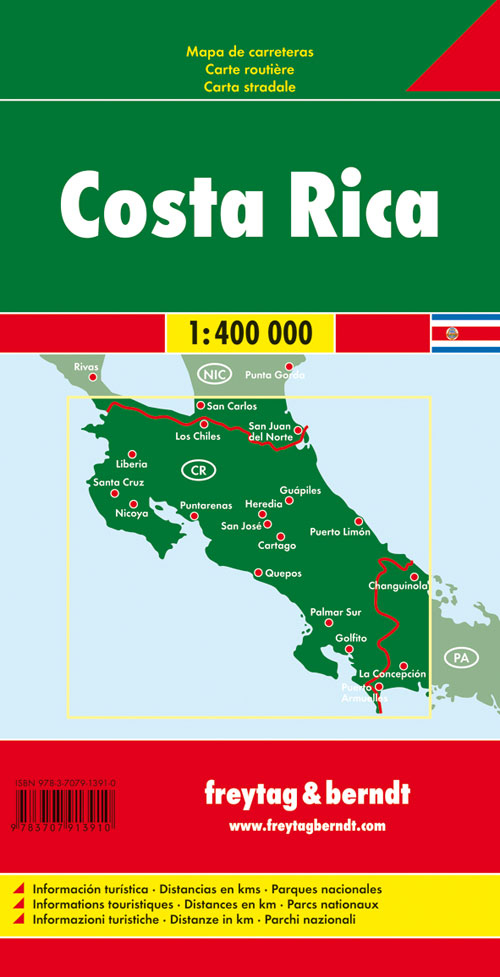 Costa Rica 1:400.000 Costa Rica 1:400.000