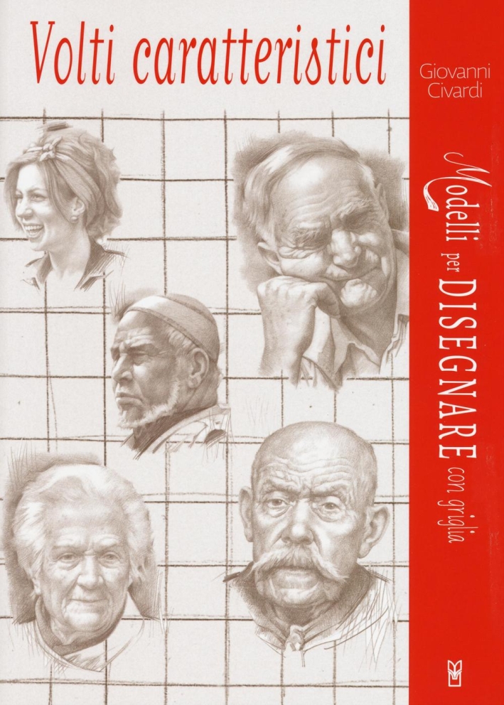 Volti caratteristici. Modelli per disegnare con griglia Volti caratteristici. Modelli per disegnare con griglia