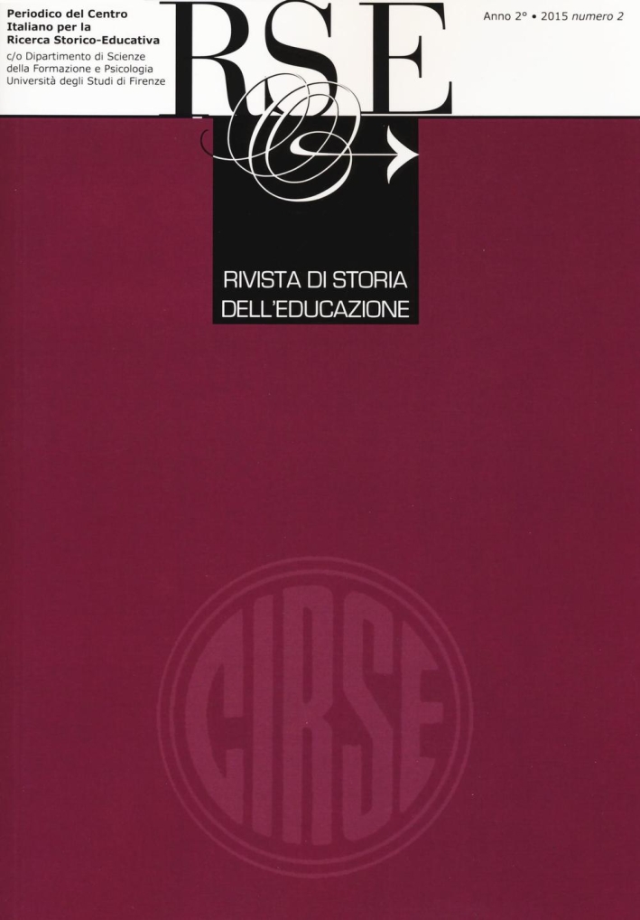 Rivista di storia dell'educazione (2015). Vol. 2. Rivista di storia dell'educazione (2015). Vol. 2.