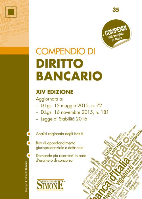 Compendio di Diritto Bancario Compendio di Diritto Bancario