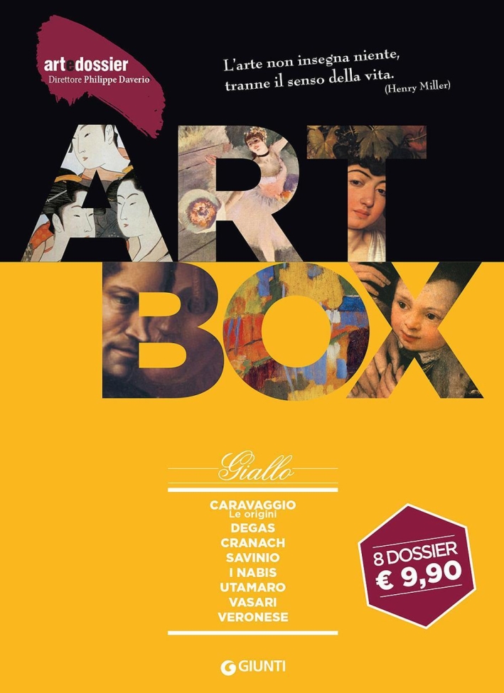 Dossier d'art. Box giallo: Caravaggio. Le originiDegasCranachSavinioNabisUtamaroVasariVeronese Dossier d'art. Box giallo: Caravaggio. Le originiDegasCranachSavinioNabisUtamaroVasariVeronese