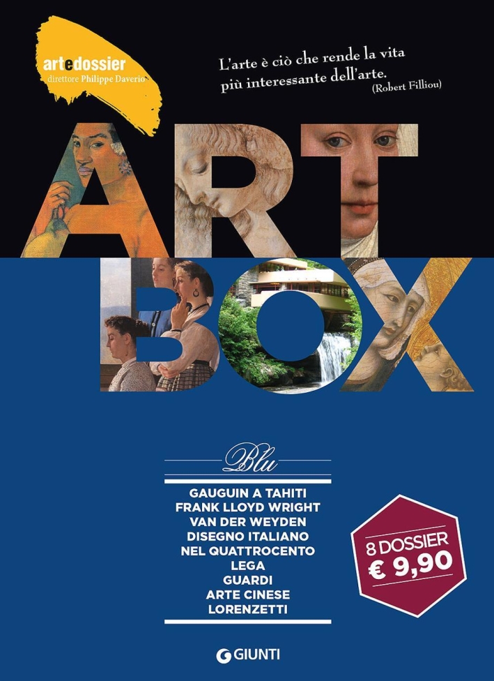Dossier d'art. Box blu: Gauguin a TahitiFrank Lloyd WrightVan der WeydenDisegno italiano nel QuattrocentoLegaGuardiArte cineseI Lorenzetti Dossier d'art. Box blu: Gauguin a TahitiFrank Lloyd WrightVan der WeydenDisegno italiano nel QuattrocentoLegaGuardiArte cineseI Lorenzetti
