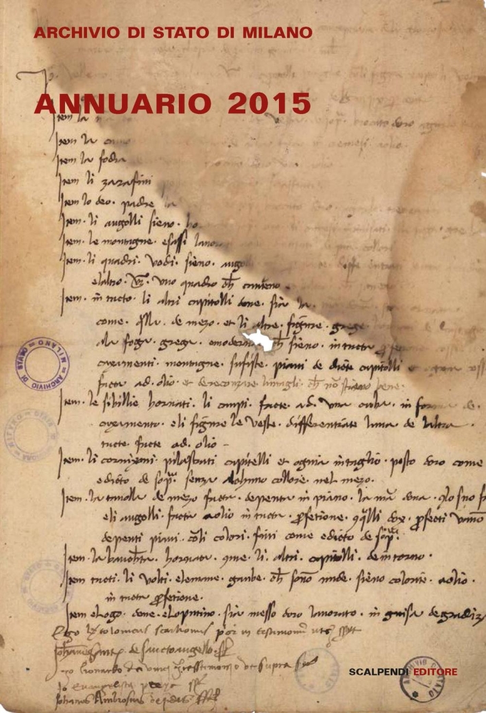 Annuario dell'archivio di Stato di Milano. Ediz. multilingue Annuario dell'archivio di Stato di Milano. Ediz. multilingue