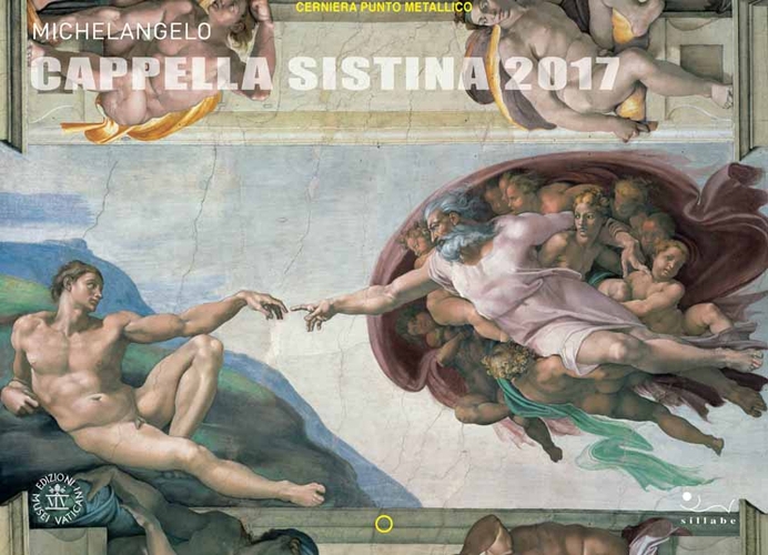 Michelangelo. Cappella Sistina 2017. Calendario. Michelangelo. Cappella Sistina 2017. Calendario.