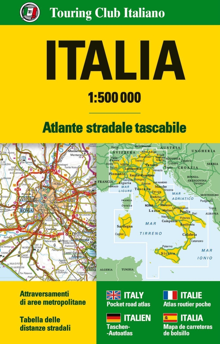 Italia Atlante stradale tascabile 1:500.0000 Italia Atlante stradale tascabile 1:500.0000
