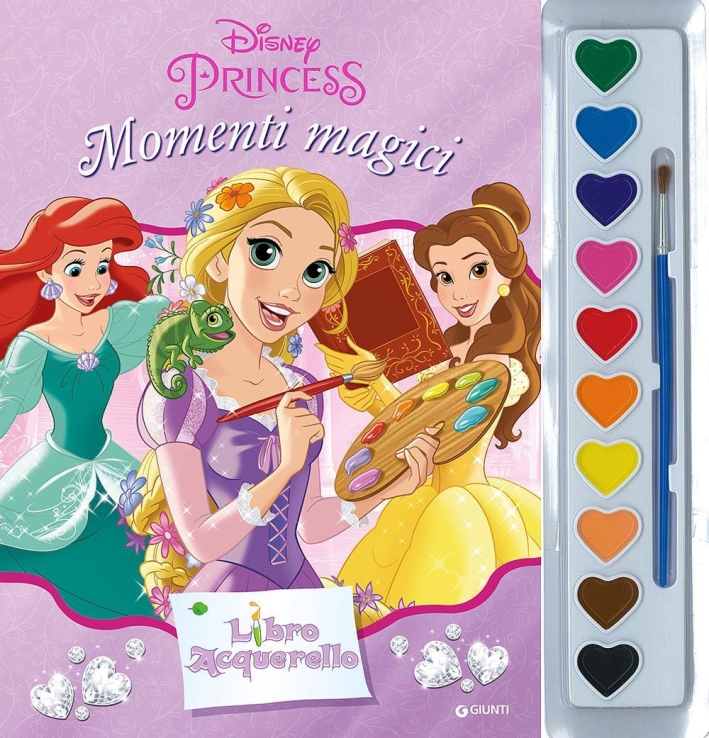 Principesse. Momenti magici. Libro acquerello. Ediz. illustrata. Con gadget Principesse. Momenti magici. Libro acquerello. Ediz. illustrata. Con gadget