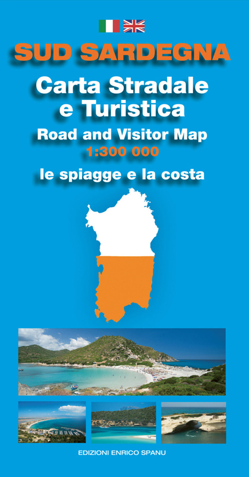 Cartina Sud Sardegna Stradale e Turistica (Con Oltre 30 Schede Spiagge con Descrizione It e En e Foto) Cartina Sud Sardegna Stradale e Turistica (Con Oltre 30 Schede Spiagge con Descrizione It e En e Foto)
