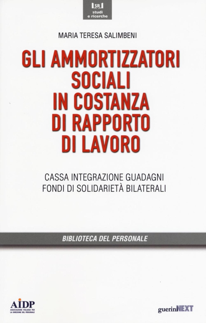 Gli ammortizzatori sociali in costanza di rapporto di lavoro. Cassa integrazione, guadagni, fondi di solidarietà bilaterali Gli ammortizzatori sociali in costanza di rapporto di lavoro. Cassa integrazione, guadagni, fondi di solidarietà bilaterali