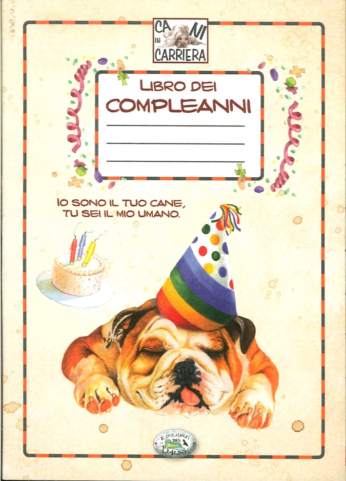 Libro dei Compleanni. Libro dei Compleanni.