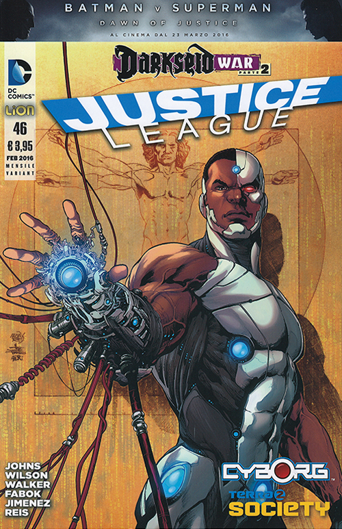 Justice league. Variant cyborg. Vol. 46 Justice league. Variant cyborg. Vol. 46